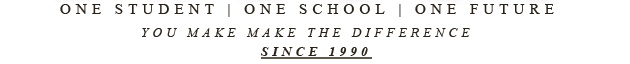 ONE STUDENT ONE SCHOOL ONE FUTURE